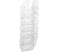 DURABLE FLEXIPLUS Literature Display 1700008401 A4 Polystyrene Transparent 26.6 x 34.4 x 34.8 cm