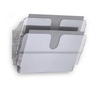 Durable FLEXIPLUS literature rack 2 shelves Transparent