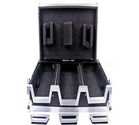 Durable Flight Case For 2xpioneer Cdj2000 Cd Player + 1x Pioneer Djm900 Nexus Mixer With Low Profile Wheels Convenient Cable Raceway Beneath Logo Printed Top Board DEEJAYLED TBHDJM9HCDJ2KW