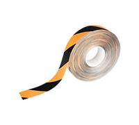 Durable DURALINE STRONG Floor Marking Tape - Anti-Slip - Thickness 0.7mm & 30 Metre Roll - Perfect for Marking Safety Hazards in Warehouses - Yellow and Black