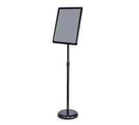 Durable Floor Stand Sign Holder with Sturdy Base Adjustable Display Stand for Retail Stores and Events Perfect for Promotional Advertising and Signage