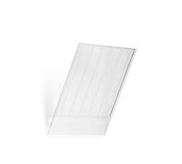 Durable Front Plate for FLEXIBOXX A4 Portrait Literature Tray | Clear