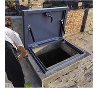 Durable Galvanized Metal Basement Exit Cover with Rubber Seal for Wide Usage in Schools