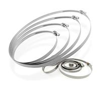 Durable Garden Jubilee Hose Clips Pipe Clamps Adjustable Stainless Steel W2 Garden Watering Equipment Parts (130-240 mm) (180-200 mm)