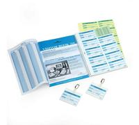 Durable GDPR Visitor Book Refill Pack | 300 Name Badges & Security Sheet | A4