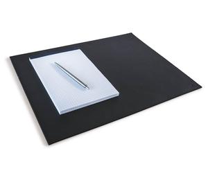 Durable Genuine Leather Non-Slip Desk Mat PC Keyboard Pad | 42x30 cm | Black