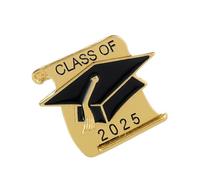 Durable Graduation Hat Brooch Pin Graduation Cap Pin Unique Badge Charm Success Anniversary Graduation Gift Jewelry, One Size