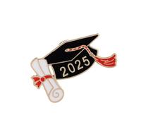 Durable Graduation Hat Brooch Pin Graduation Cap Pin Unique Badge Charm Success Anniversary Graduation Gift Jewelry, One Size
