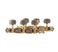 Durable Guitar Tuning Pegs Guitar Triple Knob | Classical Guitar Triple Knob Guitar String Knob Open Row Three-position Quasi-Knob Accessories(4)