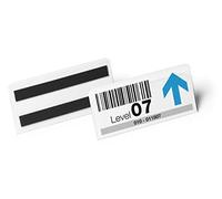 DURABLE Magnetic Hard Cover Ticket Holder 150 x 67 mm Transparent Pack of 10