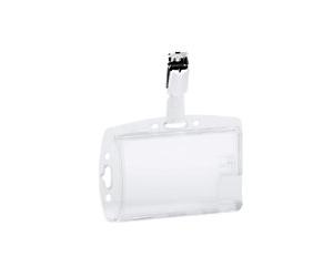 DURABLE Hartbox Name Badge Clip 17.5 x 18.5 cm Plastic Packof 25