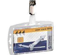 DURABLE Hartbox Name Badge Clip 5.4 x 8.5 cm PS (Polystyrene) Pack of 25