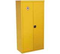 Hazardous Substance Cabinet - 900 x 460 x 1800mm - Two Door - 2-Point Key Lock