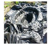 Durable Heavy Duty 0.35mm Black Pond Liner, Foldable Waterproof HDPE for Large Ponds and Water Features, Ideal for Fish Ponds and Landscaping