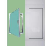 Durable Hidden Drywall Access Panel with Handle - Easy Click Fit Plumbing Door Cover for 14-20 Inch Tiles 650x850mm (26x34in) - Stylish Cable Pass Through Solution