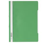Durable Clear View Project Folder Document Report File | 25 Pack | A4 Green