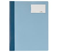 DURABLE Hunke &Jochheim Folder Hard Foil DIN Extra-Wide A4 Sheets, Blue