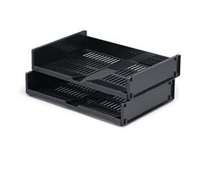 DURABLE Hunke & Jochheim OPTIMO Letter Tray DIN A4 Landscape Format 324 x 62 x 230 mm Anthracite