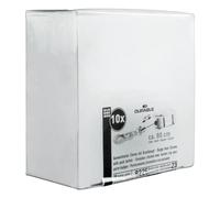 Durable Heavy Duty Badge Reel Fastener Chrome (Pack of 10) 8225/23