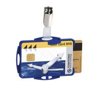 Durable Duo Security Pass Holder Blue (25 Pack)