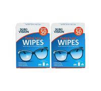 Durable Individually Wrapped Optical Lens Wipe 50S X 2Pack
