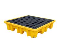 Durable Industrial Spill Containment Tray for Drum Leak Prevention - Essential Safety Solution for Warehouses, Factories, and Hazardous Material Storage