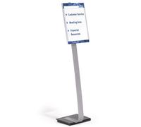 Durable INFO SIGN Aluminium Display Panel Info Floor Stand A3 - 1.25m