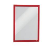 Durable Infoframe Duraframe Self Adhesive Frame A4 Red (Pack of 2) 487203