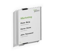Durable Info Sign Acrylic Aluminium Silver