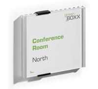 Durable Information Sign 149 x 148.5 mm Silver | Door and Wall Sign | Includes F