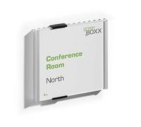 DURABLE Information Sign 149 x 148.5 mm - Silver, Door & Wall, Includes Fittings