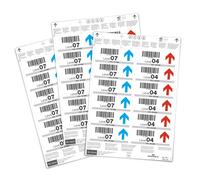 Durable Insert Labels 100 x 38 mm for Ticket Holders, 240 Labels on A4 Sheets, W