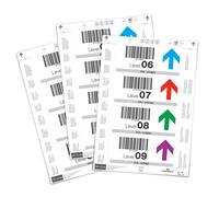 Durable Insert Labels 150 x 67 mm for Ticket Holders, 80 Labels on A4 Sheet
