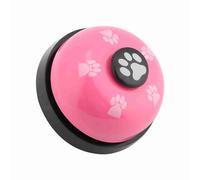 Durable Interactive Pet Bell for Dog Cat Training, Cute Cartoon Toy for Pet Lover, 1.57 * 2.75in (Pink)