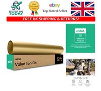 Durable Iron-On Gold Vinyl | 1.5m Matte Finish for Long-lasting Apparel Design