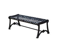 Durable Iron Outdoor Bench for Park, Garden, and Patio, Perfect for Leisure and Community Spaces