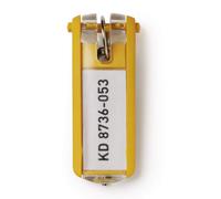 Durable Key Clips 6 Yellow (6)