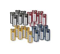 Durable Key Clips, Assorted Colours, Pack of 24