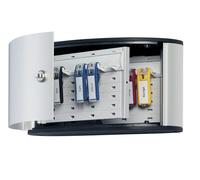 Durable Key Safe 12 Turn Lock Box | Holds 12 Keys | Includes 6 Key Clips