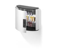 Durable Key Safe Box 18 - Wall Mounted Key Holder Cabinet with combination lock for up to 18 Key Clip Keys - Securely lock keys away - Aluminium Keysafe including 6 Key Clip Tags