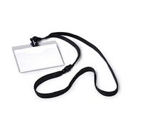 Durable Lanyard Name Badge Black ID Card Holder + Inserts - 10 Pack - 60 x 90mm - Perfect for Large Events and Conferences
