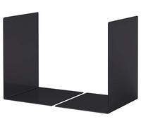 Durable Large Bookends | Pack of 2 Book Holders in Black | 160 x 220 x 160 mm (W x H x D) | Perfect for Keeping Books Neat and Tidy