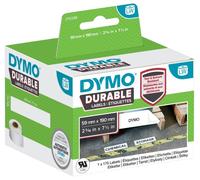 Durable Large Labels 59 x 190mm Black on White, 1x 170 - 1933087