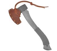 Durable Leather Axe Holster Hatchet Head Cover Axe Sheath Blade Protector Camping Tool (Blade C: 3 7/8" ~ 4 3/8", Brown)