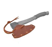 Durable Leather Axe Holster Hatchet Head Cover Axe Sheath Blade Protector Camping Tool (Blade D: 4 3/8" ~ 4 7/8", Brown)