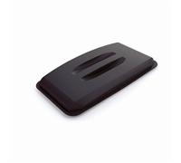 Durable Durabin Eco 60L Rectangular Bin Lid, Strong & Easy Grip Handle, Black