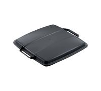 Durable Eco 90L Bin Lid Black - Recycled Plastic Square Lid - Durabin