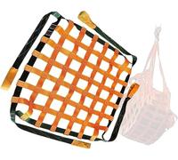 Durable Lifting Net - Hanging Lifting Luggage Net, Material Handling Straps, Flat Nylon Sling Hoisting Net(3 X 3/Mesh 15cm/Load 2t)