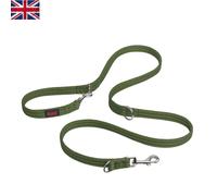 HALTI Training Lead - Professional Dog Lead to Stop Pulling on the Lead, Perfect for Puppy Walks, Easy to Use Double-Ended Dog Leash, Lightweight Soft & Durable (Size Large, Forest Green, 2m)