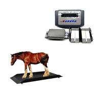 Durable Livestock Scale Kit,Commercial Animal,High Precision Indicator,0.05 T, 1/2/3 Ton.Capacity C3 Accuracy Leveling Feet Animal Weighing System For Uneven Barn Floors Cattle